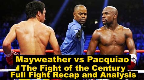 Mayweather vs. Pacquiao Highlights: Recap, Results, Analysis of .